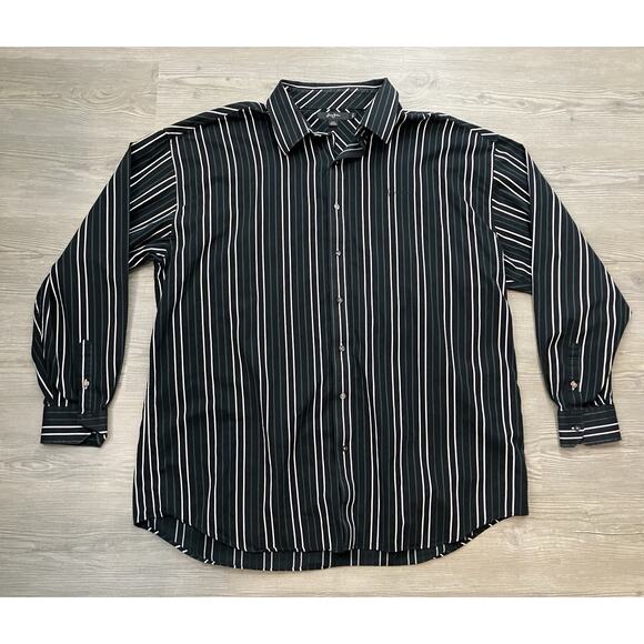 Sean John Button Down Striped Shirt Men’s Size 4XLT - Picture 1 of 7